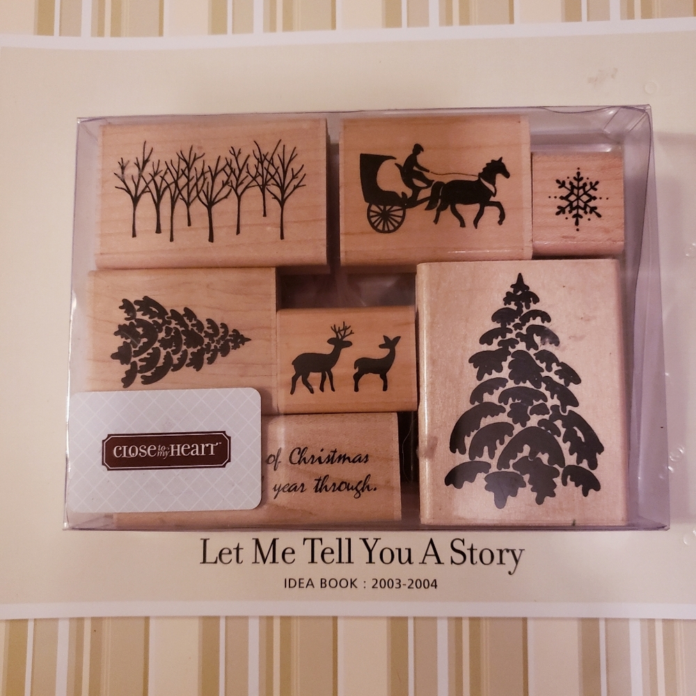 CLOSE TO MY HEART STAMP SET OF 7